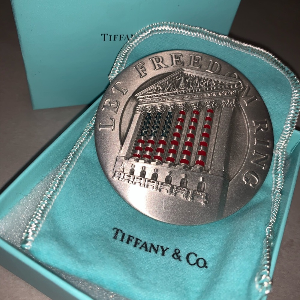 Tiffany & Co NYSE Medallion –9/11 Let Freedom Ring